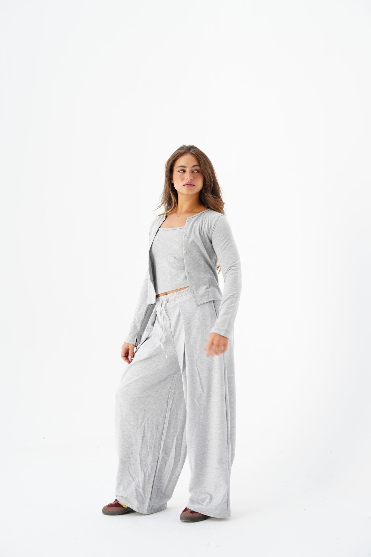 Balloon Pants In Grey