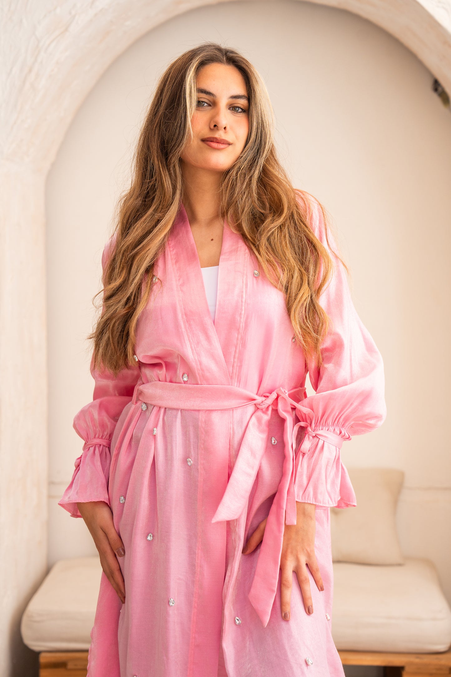 Dazzling Cardigan in Pink