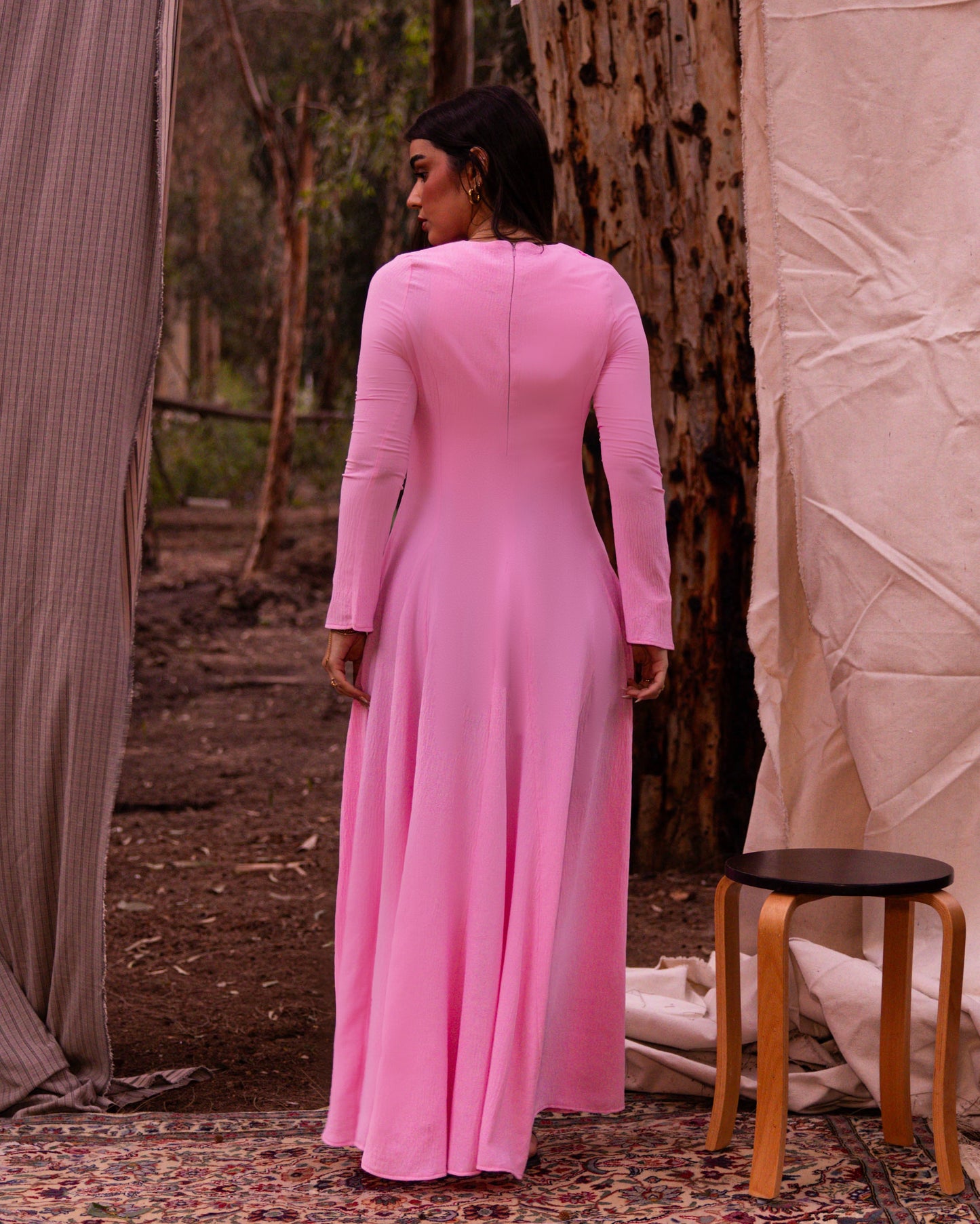 Valarya Dress in Pink