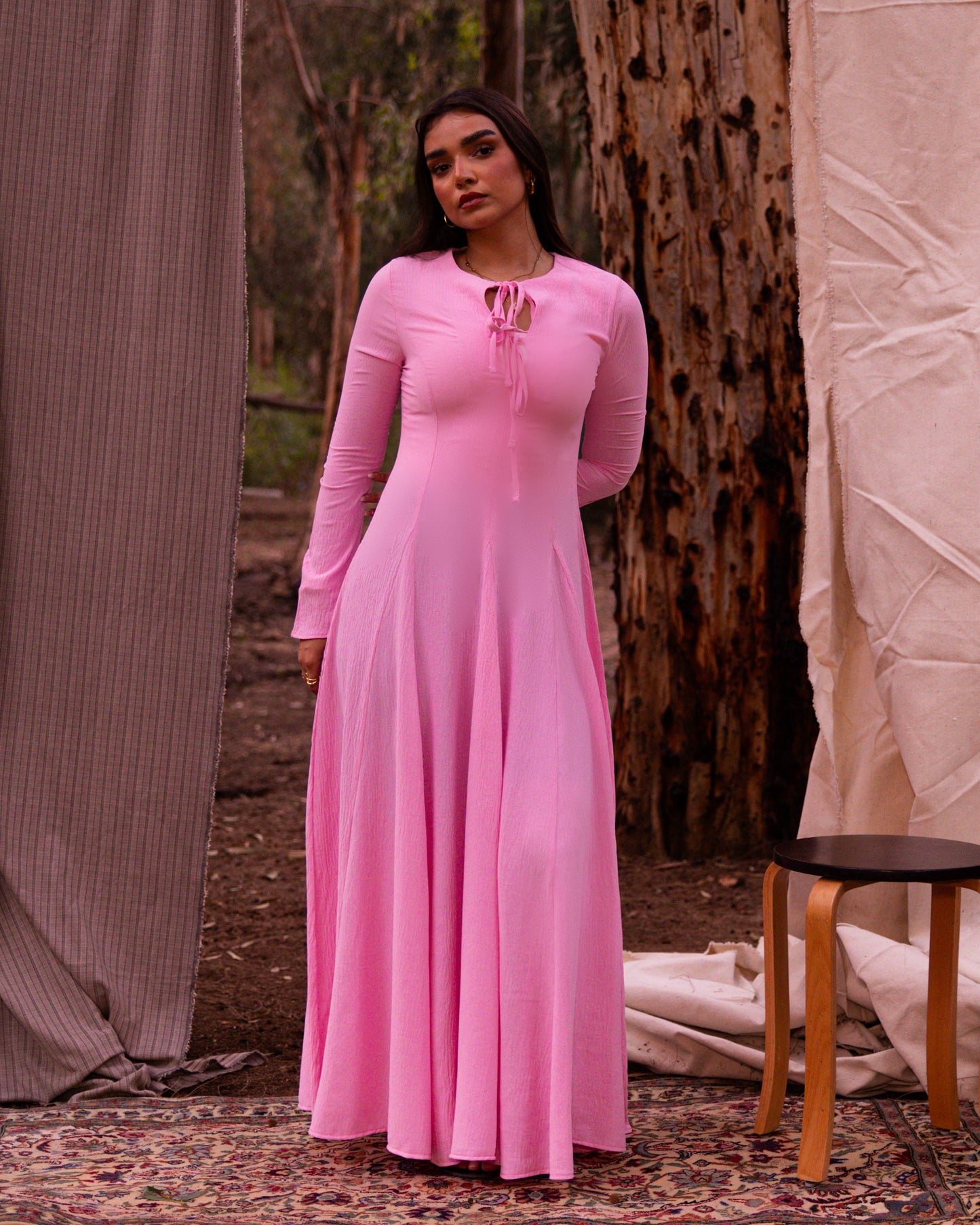 Valarya Dress in Pink