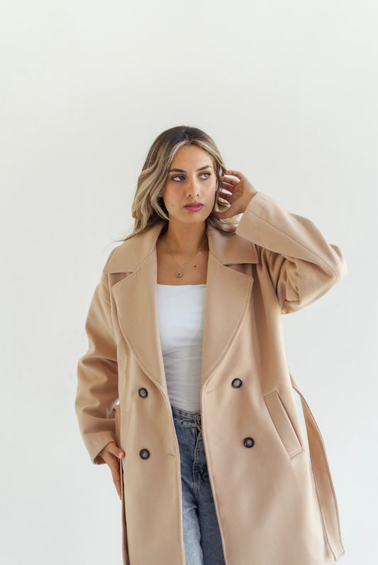 Coat in Beige