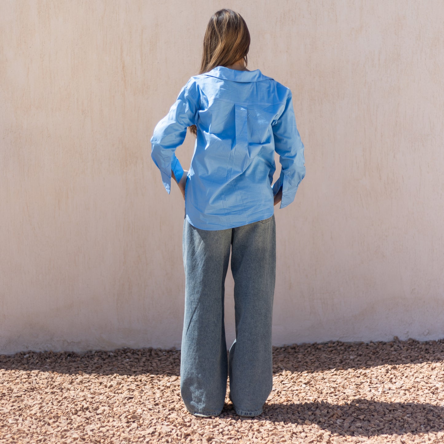 Basic Chemise in Blue