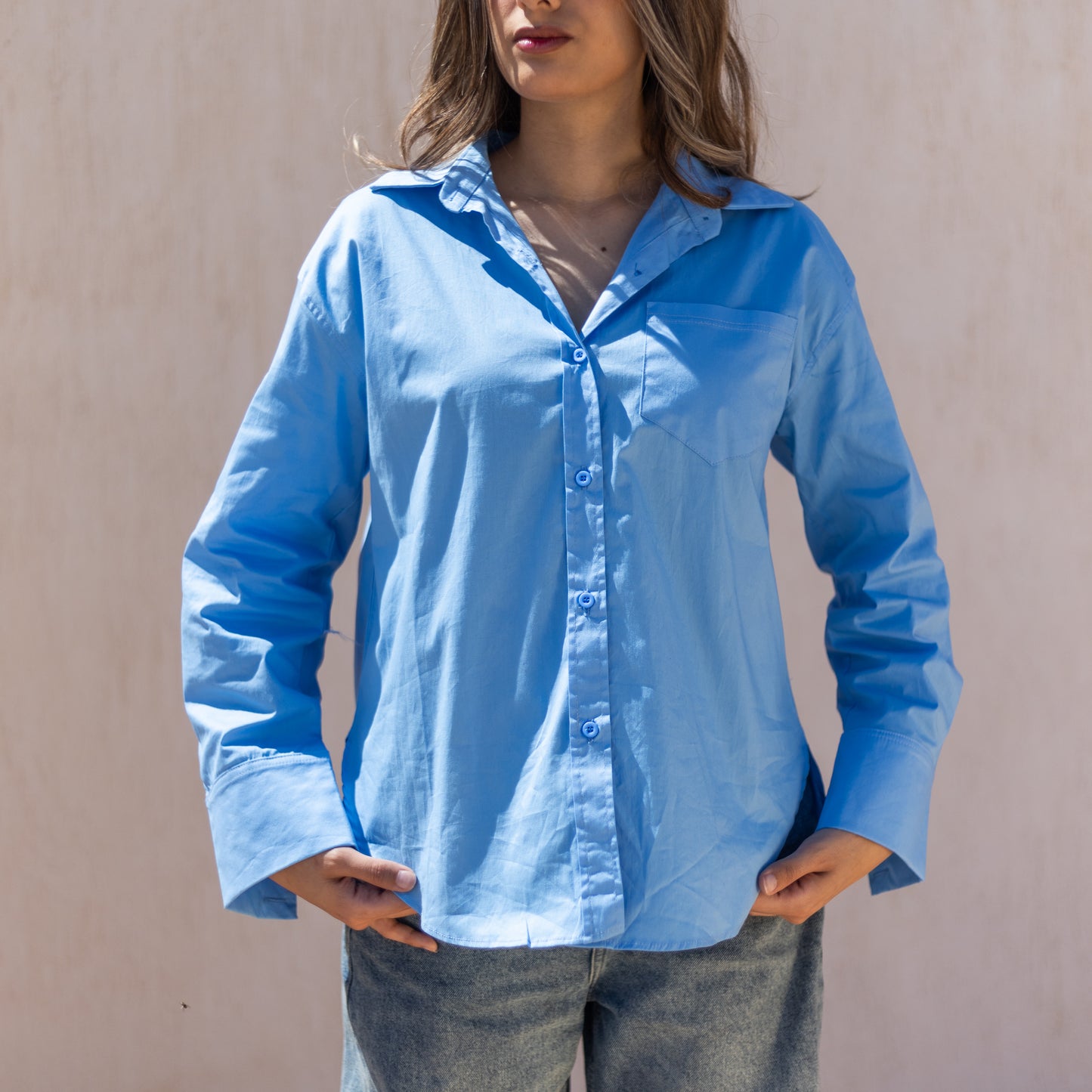 Basic Chemise in Blue