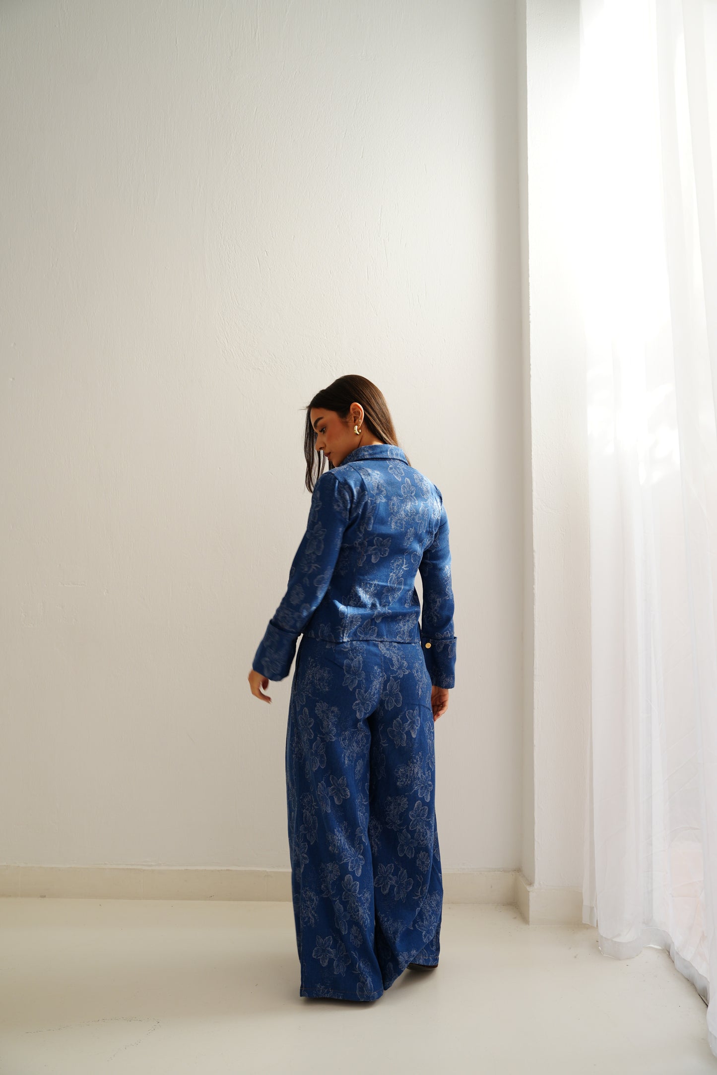 Floral Denim Set