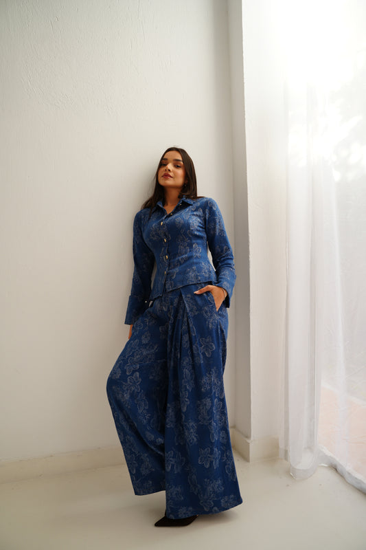 Floral Denim Set