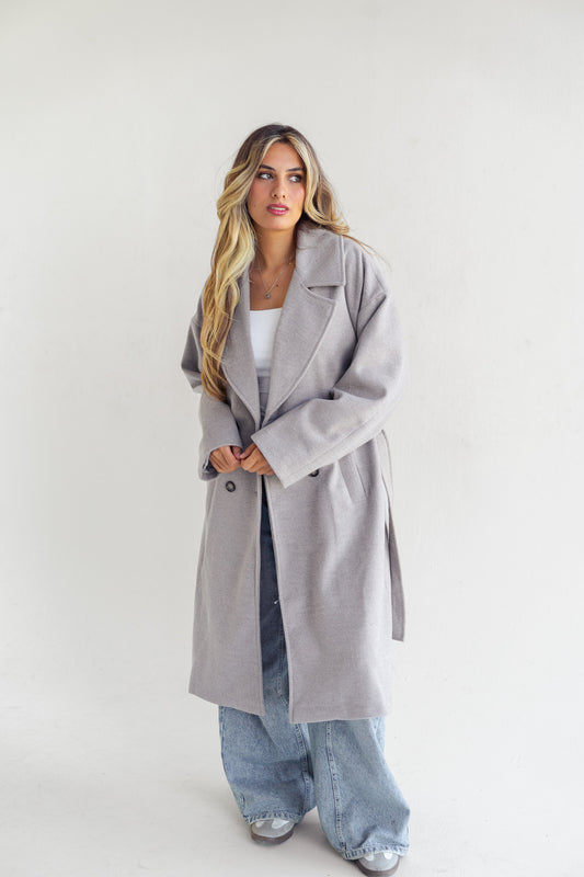 Coat in Grey