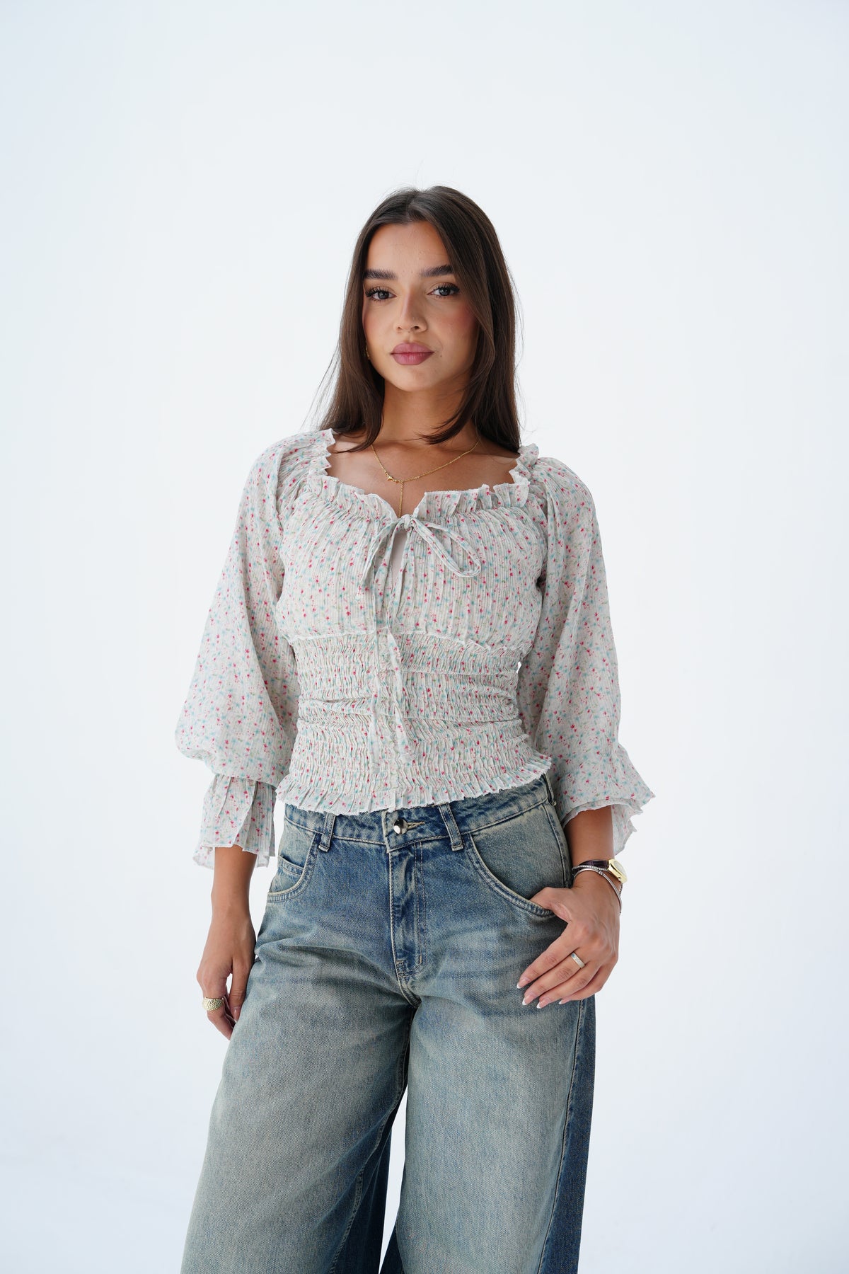 Daisy Blouse in Blue