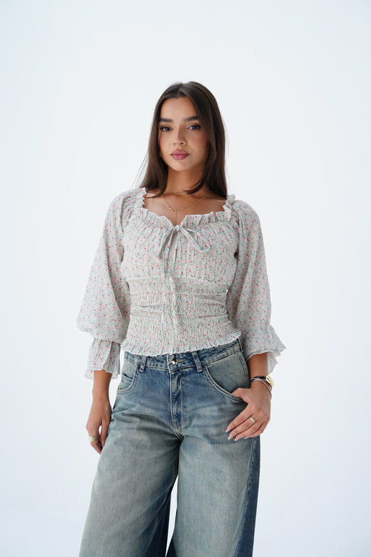 Daisy Blouse in Blue