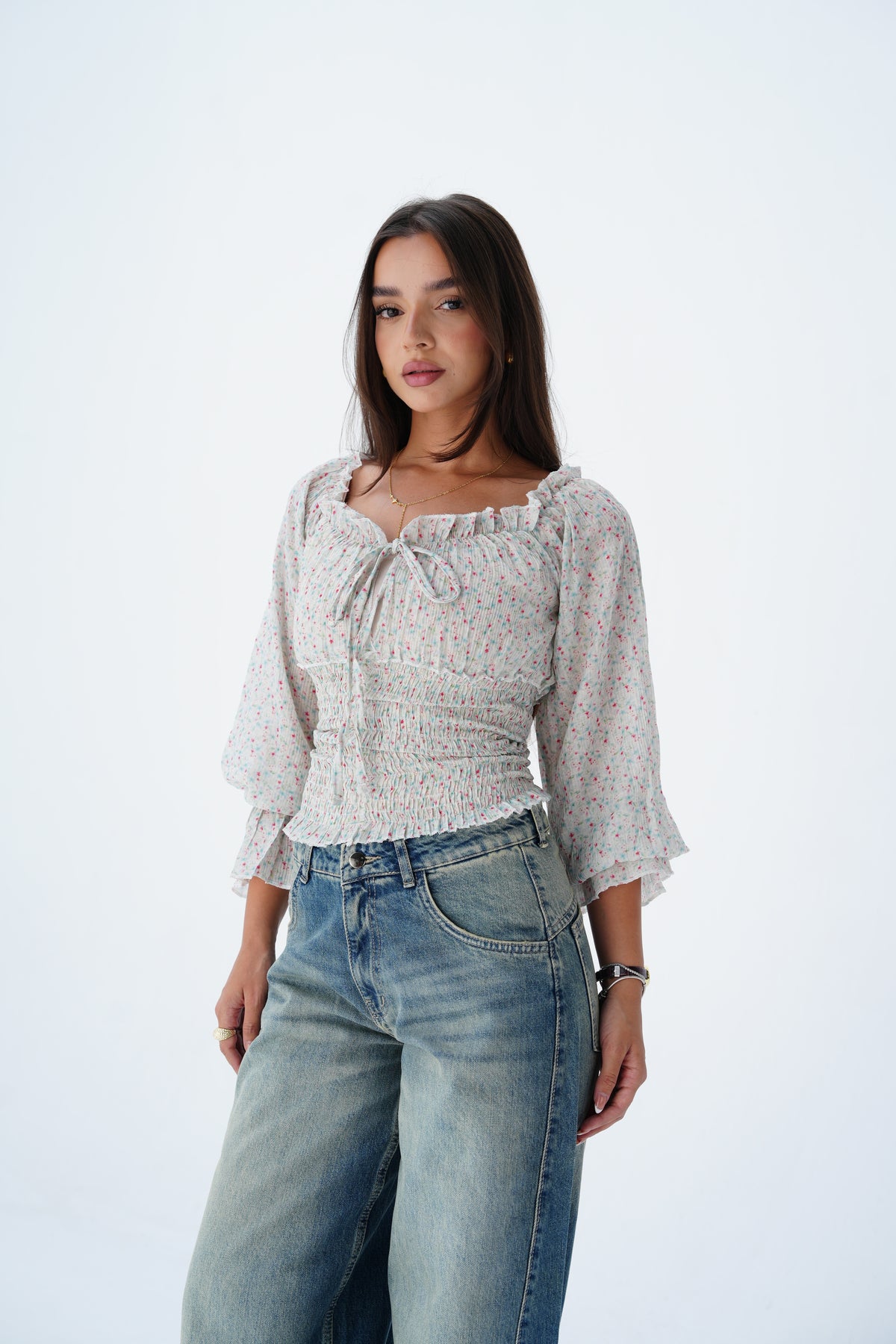 Daisy Blouse in Blue