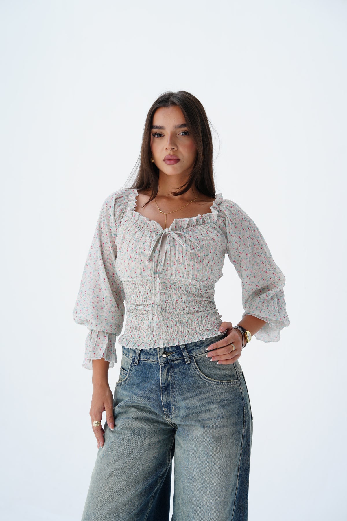 Daisy Blouse in Blue