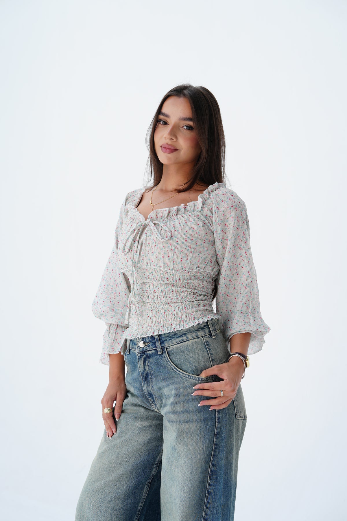 Daisy Blouse in Blue