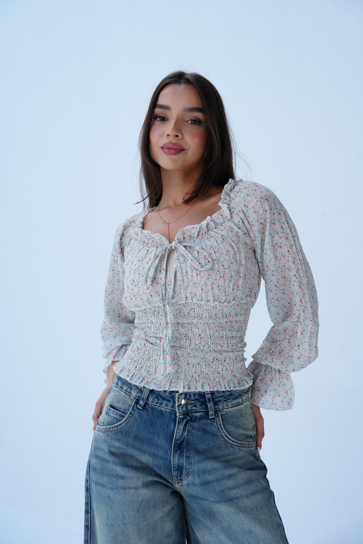 Daisy Blouse in Blue