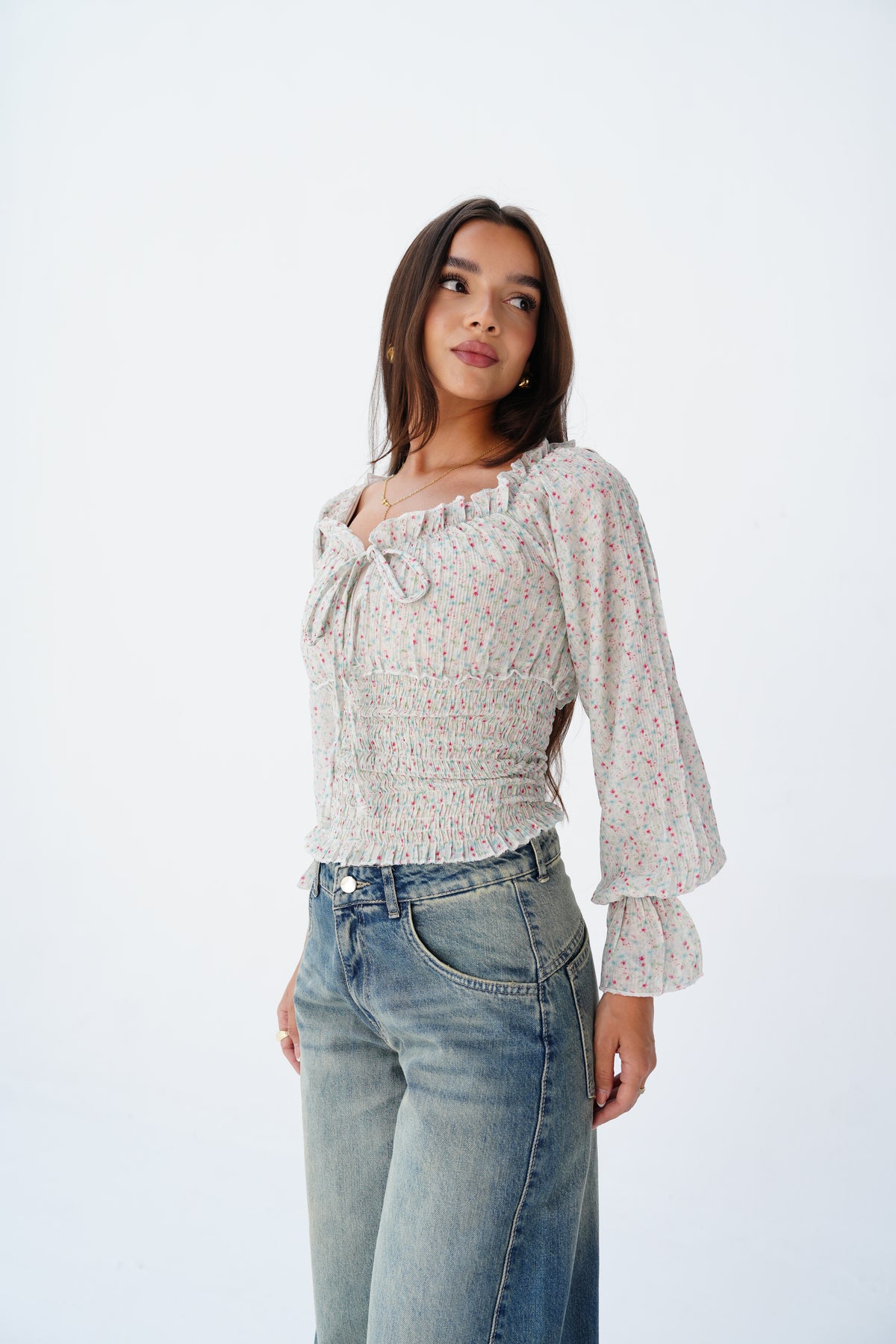 Daisy Blouse in Blue