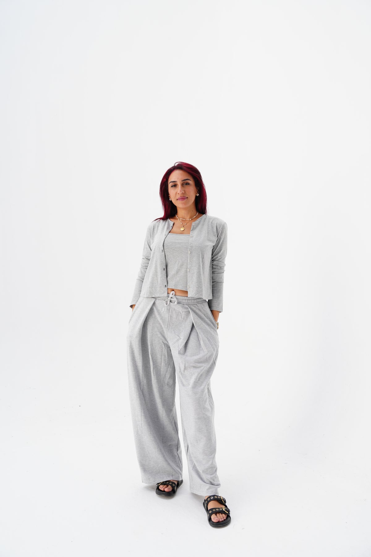 Balloon Comfy Set in Grey