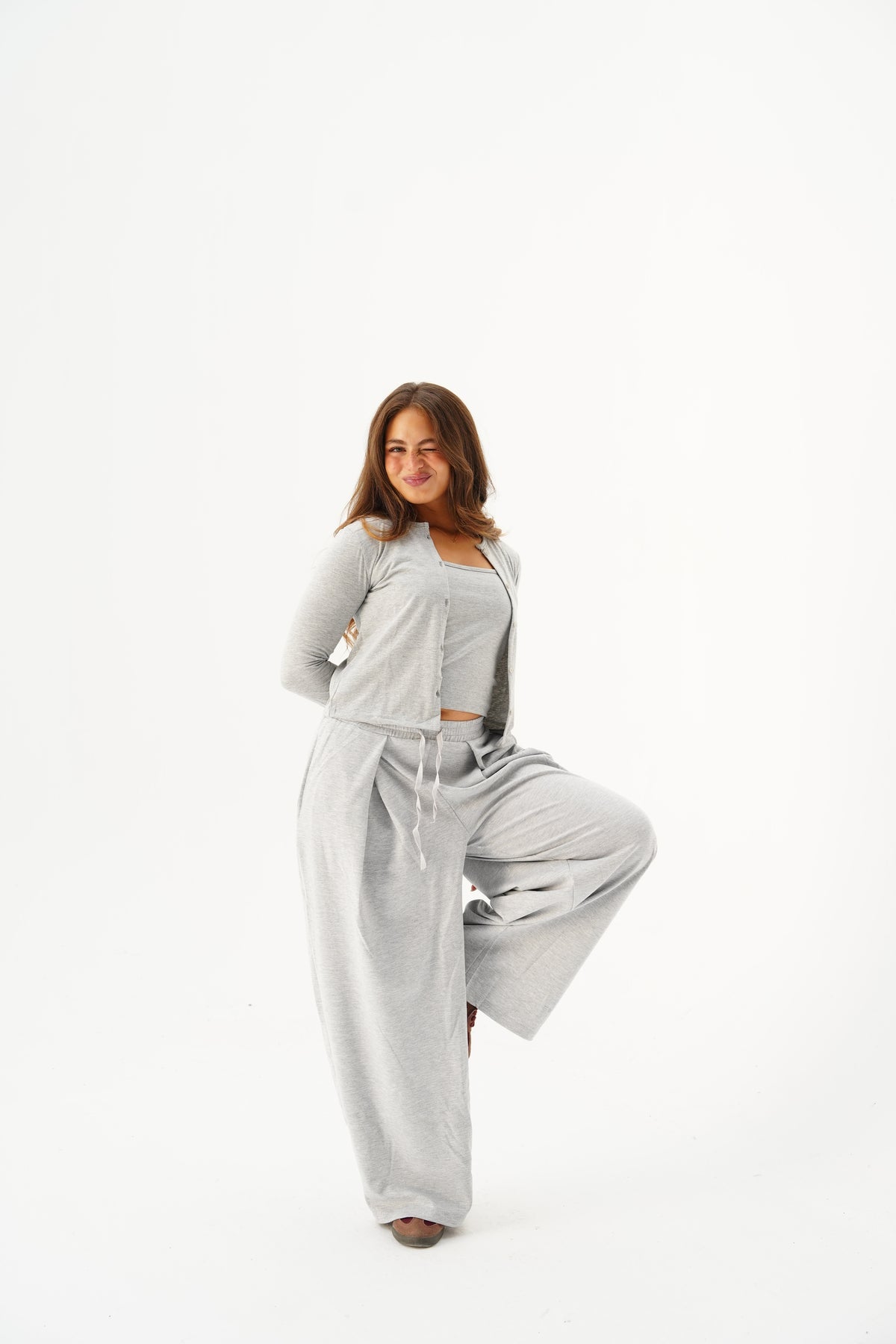 Balloon Pants In Grey