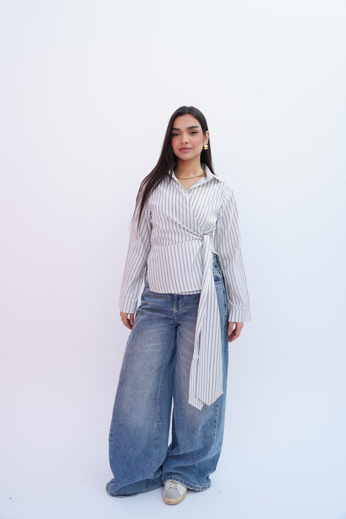 Blue Stripes Blouse