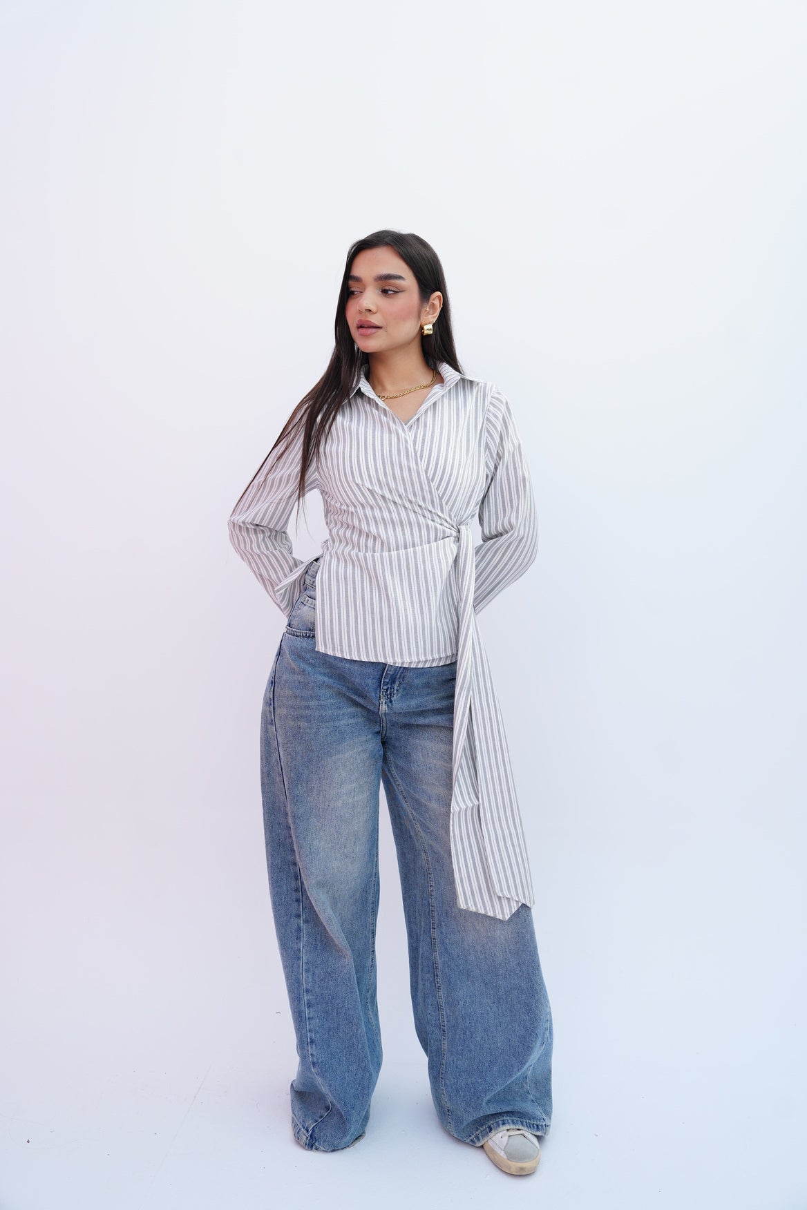 Blue Stripes Blouse