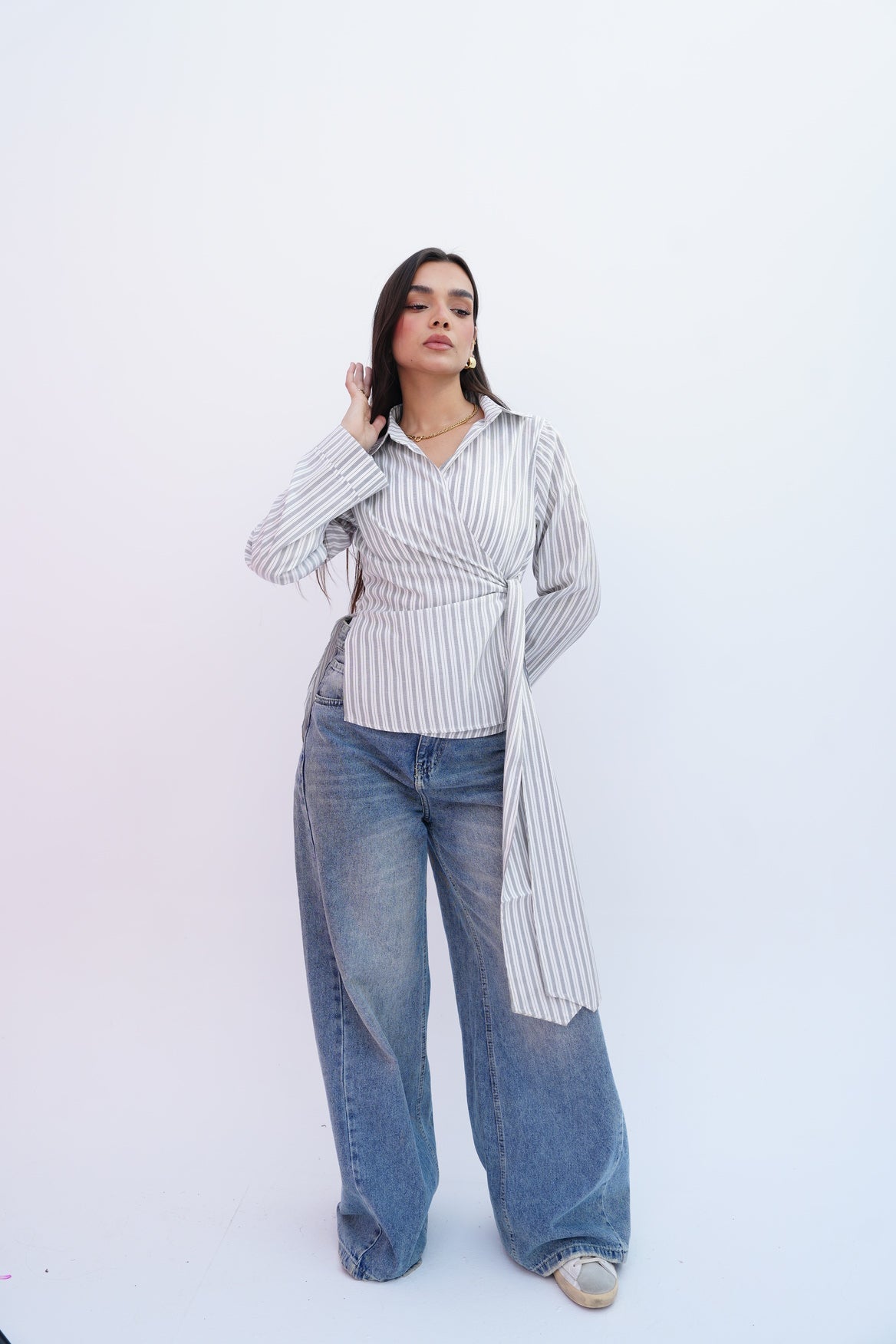 Blue Stripes Blouse