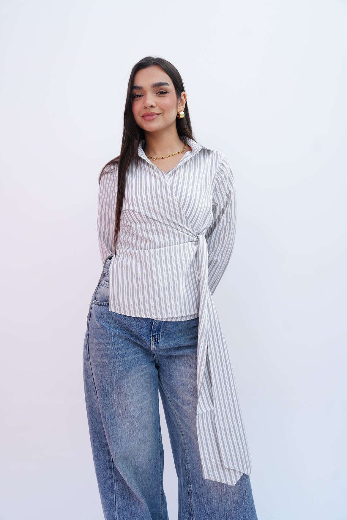 Blue Stripes Blouse