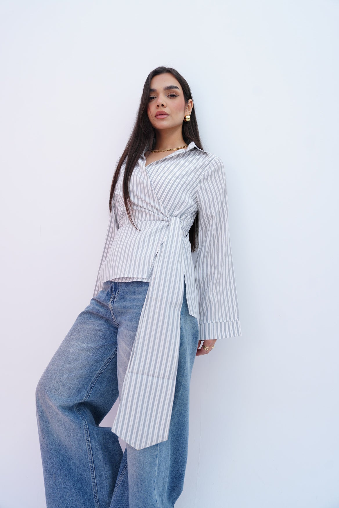 Blue Stripes Blouse