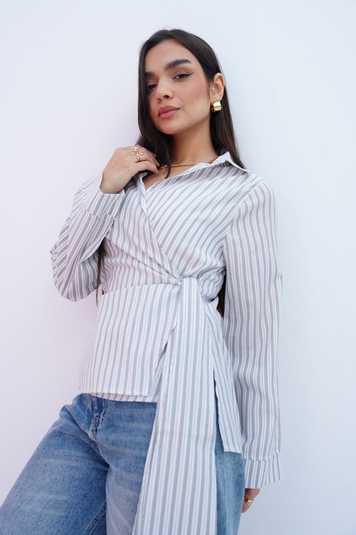 Blue Stripes Blouse