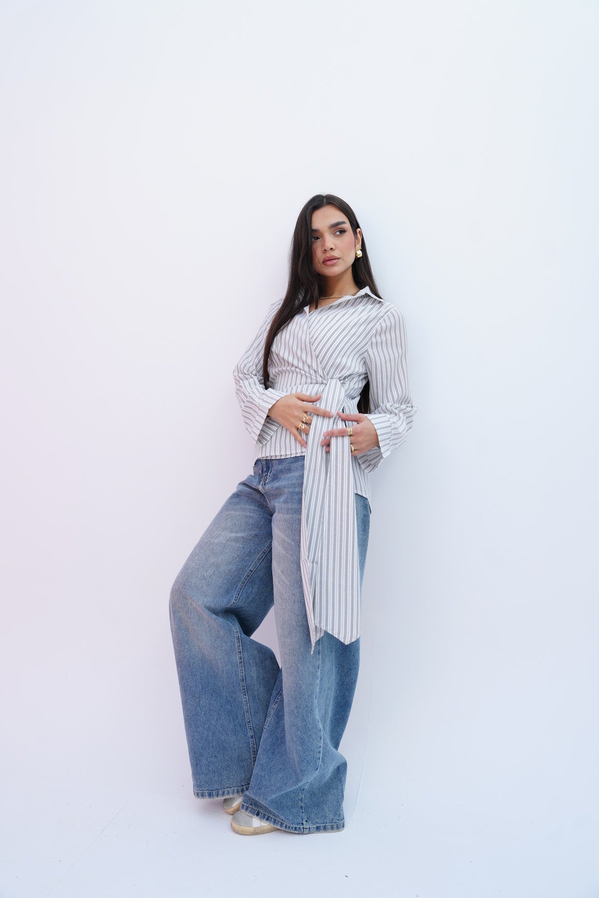 Blue Stripes Blouse