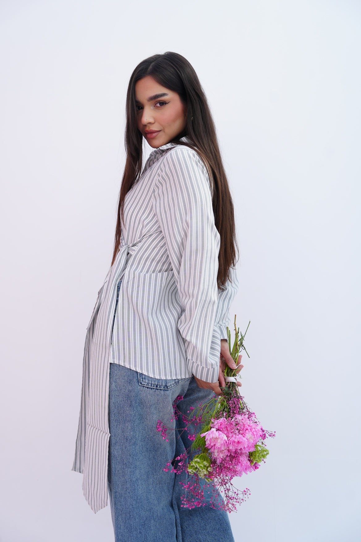 Blue Stripes Blouse