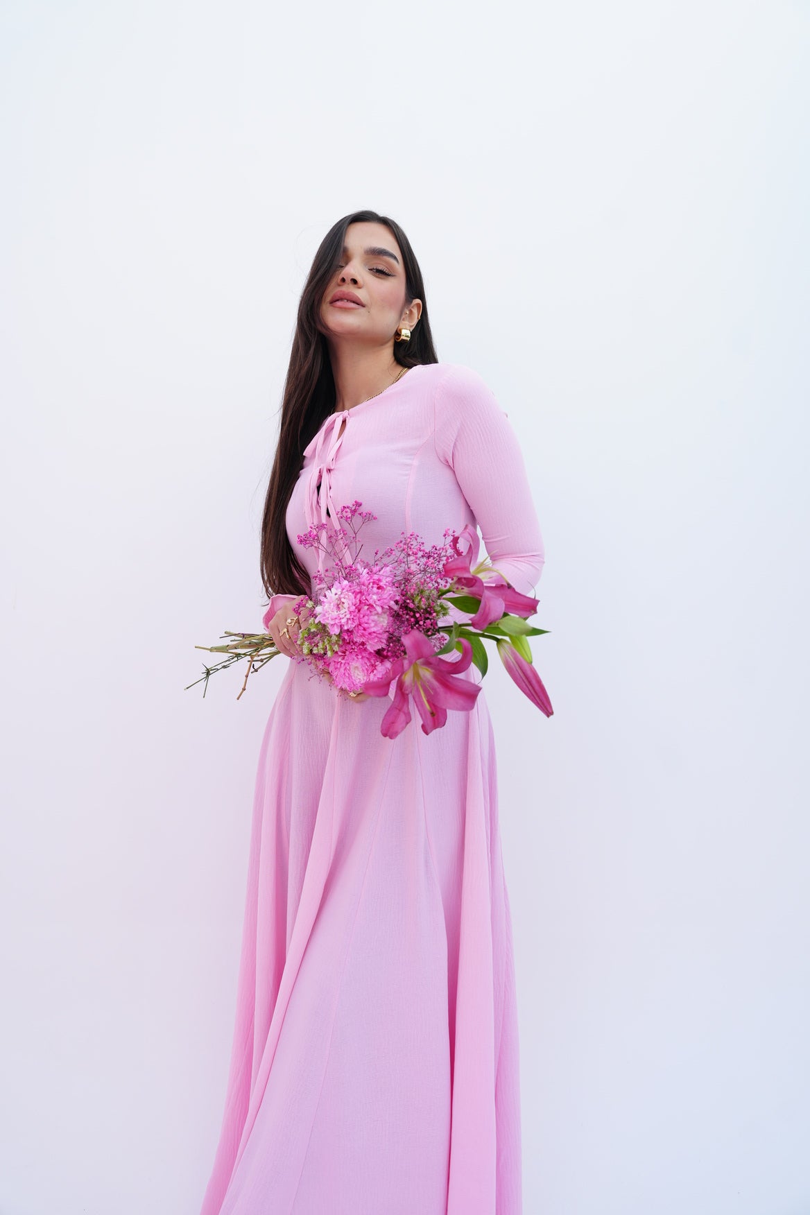 Valarya Dress in Pink