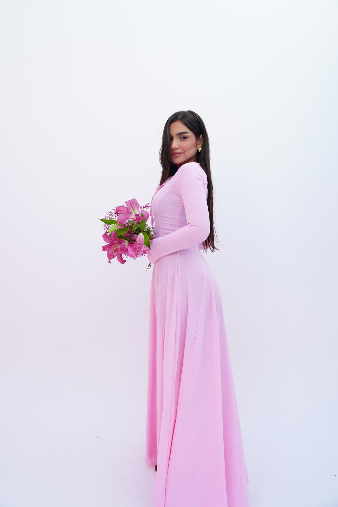 Valarya Dress in Pink