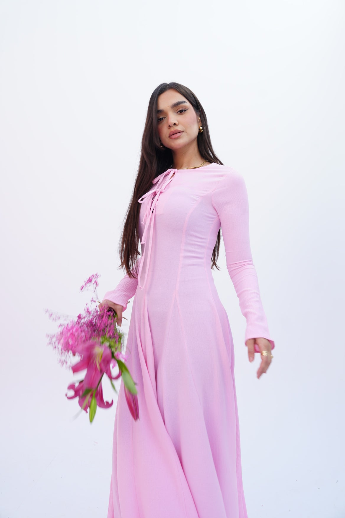 Valarya Dress in Pink