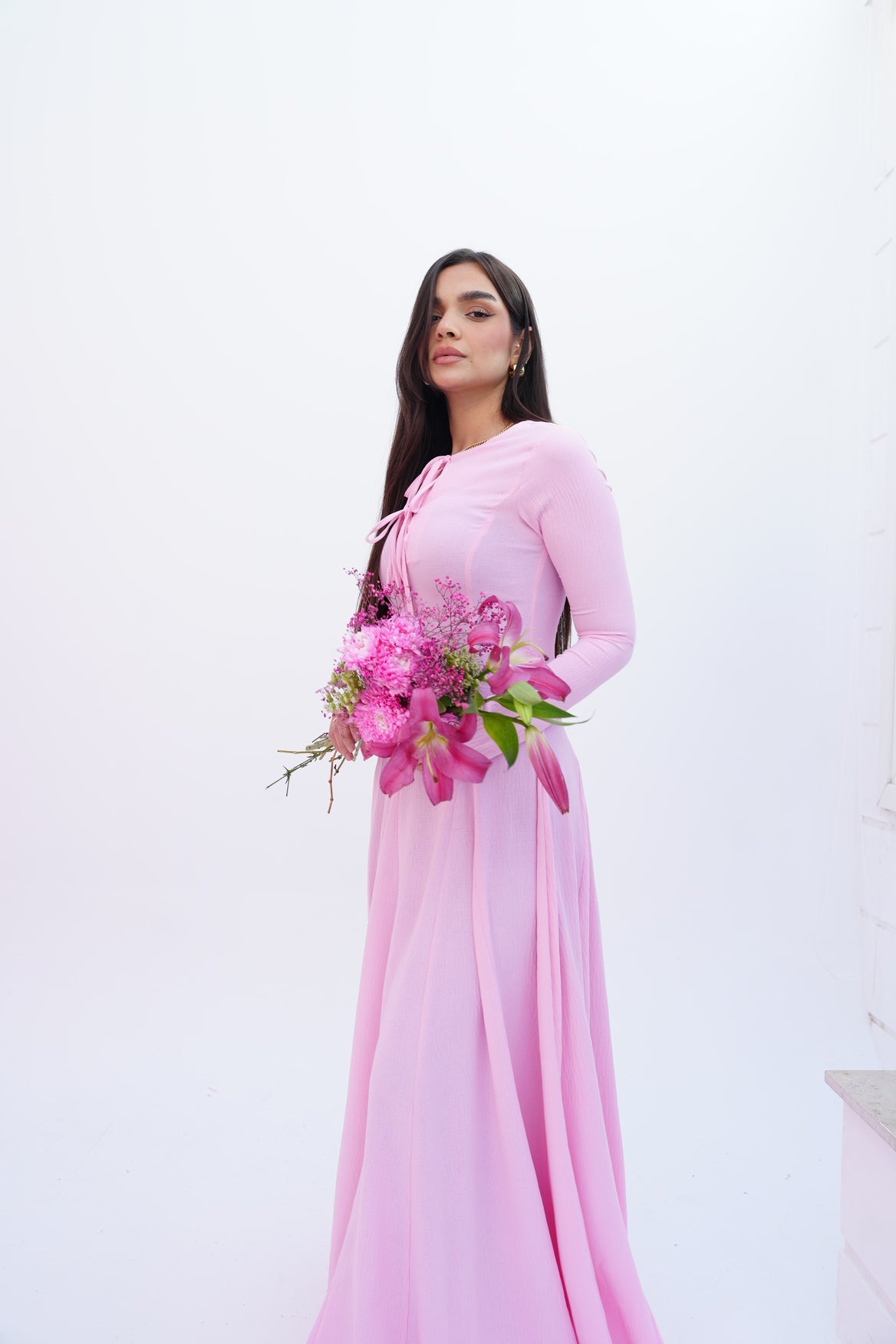 Valarya Dress in Pink